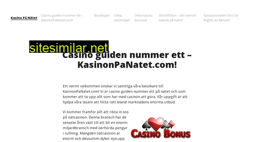 kasinonpanatet.com alternative sites
