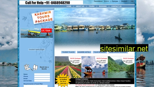 Kashmirtourspackage similar sites
