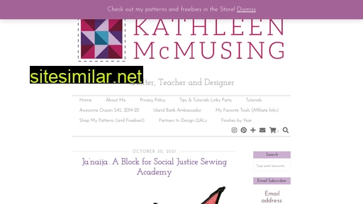 Kathleenmcmusing similar sites