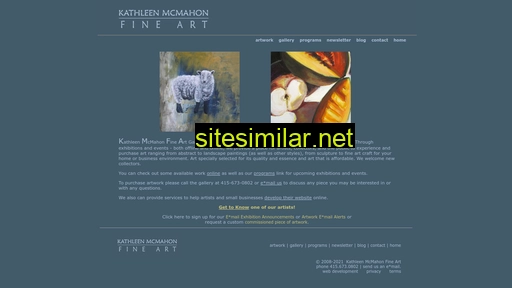 kathleenmcmahonfineart.com alternative sites