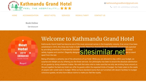 kathmandugrandhotel.com alternative sites