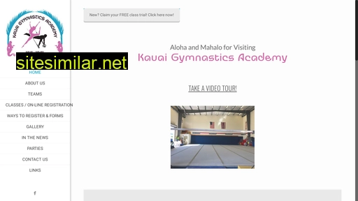 kauaigymnastics.com alternative sites