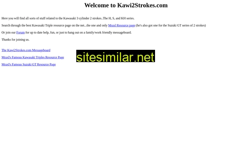 kawi2strokes.com alternative sites