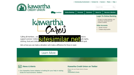 kawarthacu.com alternative sites