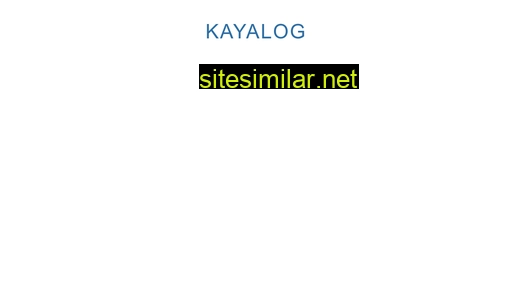 Kayalog similar sites