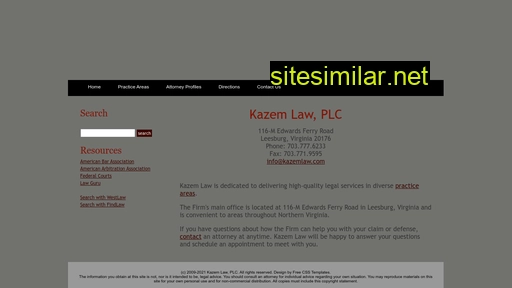 Kazemlawfirm similar sites