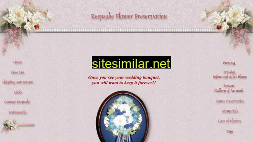 keepsakeflowerpreservation.com alternative sites