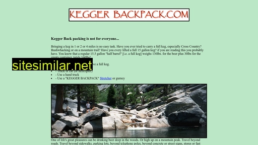 keggerbackpack.com alternative sites