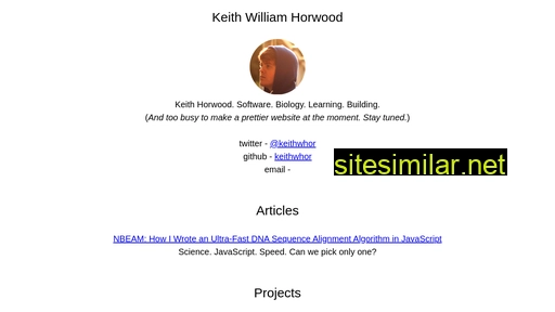 keithwhor.com alternative sites