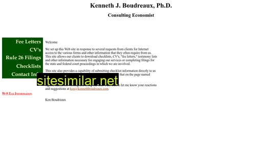 Kennethboudreaux similar sites