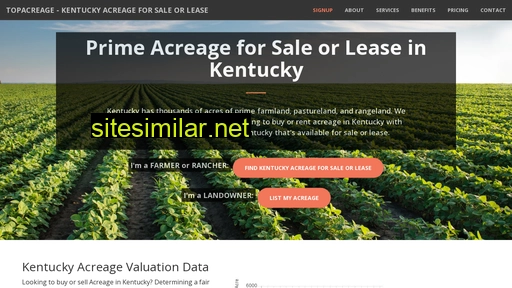 Kentucky-acreage-for-lease similar sites