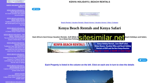 kenya-beachrentals.com alternative sites