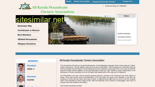 keralahouseboatowners.com alternative sites