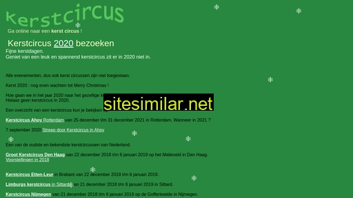 kerstcircus.com alternative sites