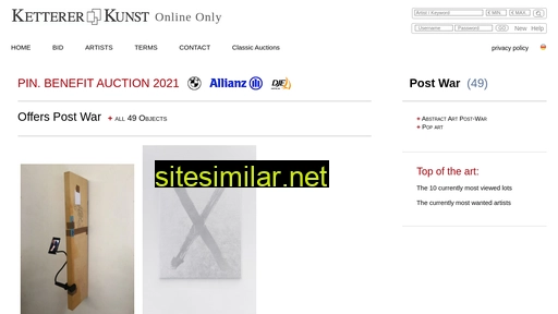 Ketterer-internet-auctions similar sites