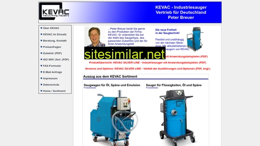 kevac-industriesauger.com alternative sites