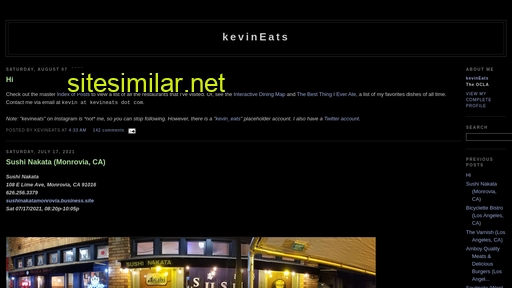 kevineats.com alternative sites
