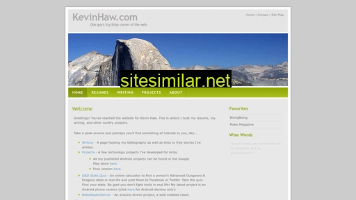 kevinhaw.com alternative sites