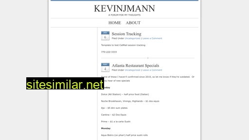 kevinjmann.com alternative sites
