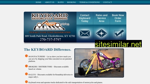 keyboardmotorcycleshipping.com alternative sites