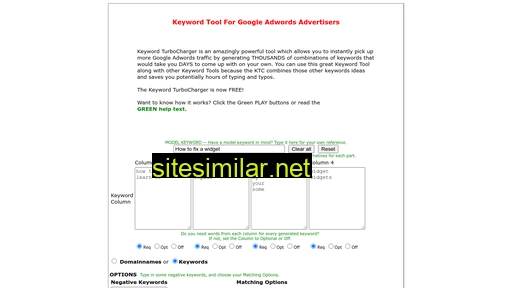 keywordturbocharger.com alternative sites