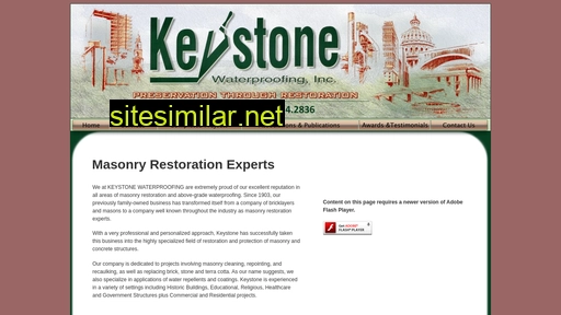 Keystonewaterproofing similar sites