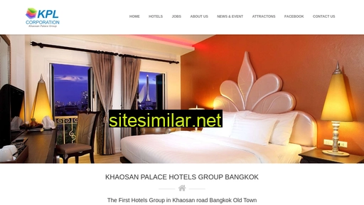 Khaosanpalacehotels similar sites