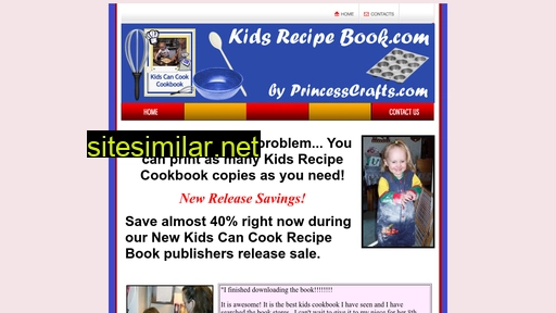 kidsrecipebook.com alternative sites
