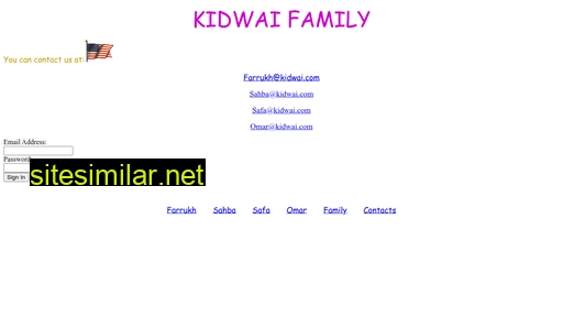 kidwai.com alternative sites