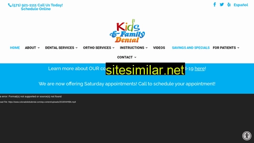 kidsandfamilydentalva.com alternative sites
