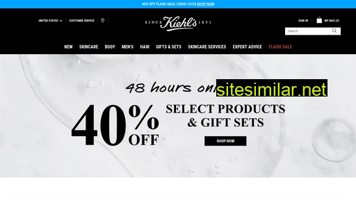 kiehls.com alternative sites