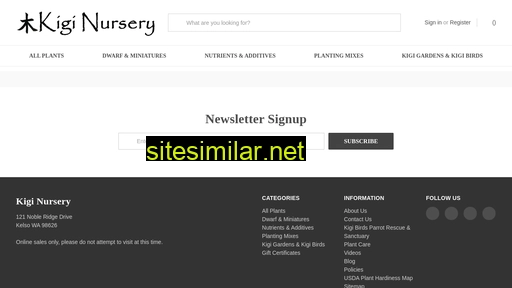 kiginursery.com alternative sites