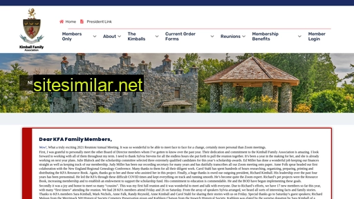 kimballfamilyassociation.com alternative sites