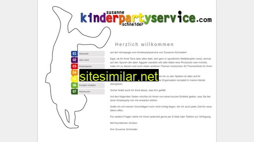 Kinderpartyservice similar sites