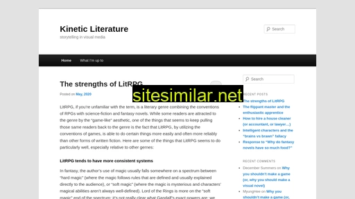 Kineticliterature similar sites