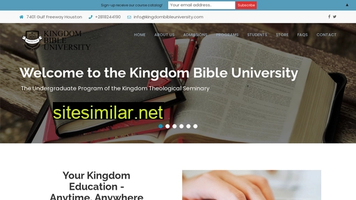 kingdombibleuniversity.com alternative sites