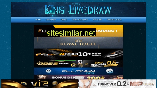 kinglivedraw.com alternative sites