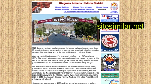 kingmanhistoricdistrict.com alternative sites