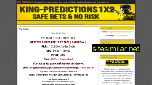 king-predictions1x2.com alternative sites