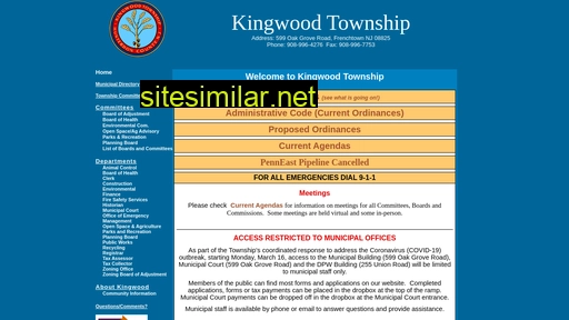 kingwoodtownship.com alternative sites
