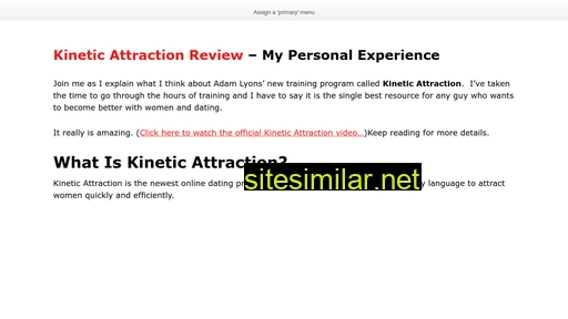 Kineticattractions similar sites