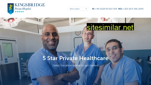 kingsbridgeprivatehospital.com alternative sites