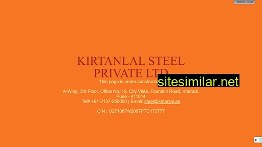 kirtanlalsteel.com alternative sites