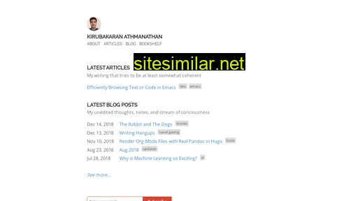 kirubakaran.com alternative sites