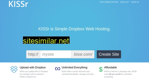 Kissr similar sites