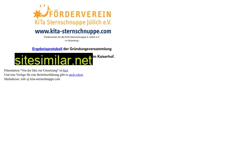 kita-sternschnuppe.com alternative sites