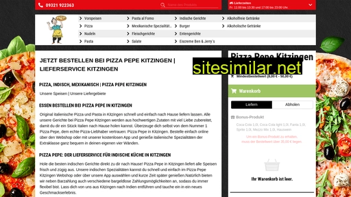 kitzingen.pizza-pepe.com alternative sites