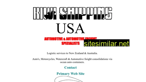 Kiwishippingusa similar sites
