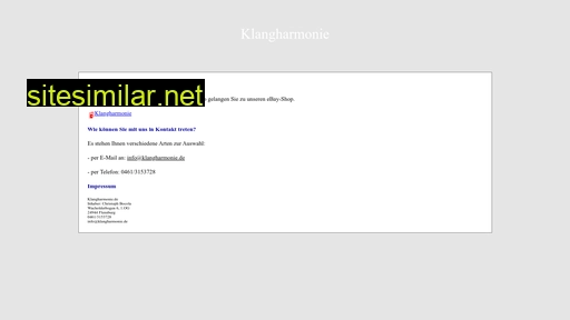 klangharmonie.com alternative sites
