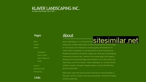 klaverlandscaping.com alternative sites